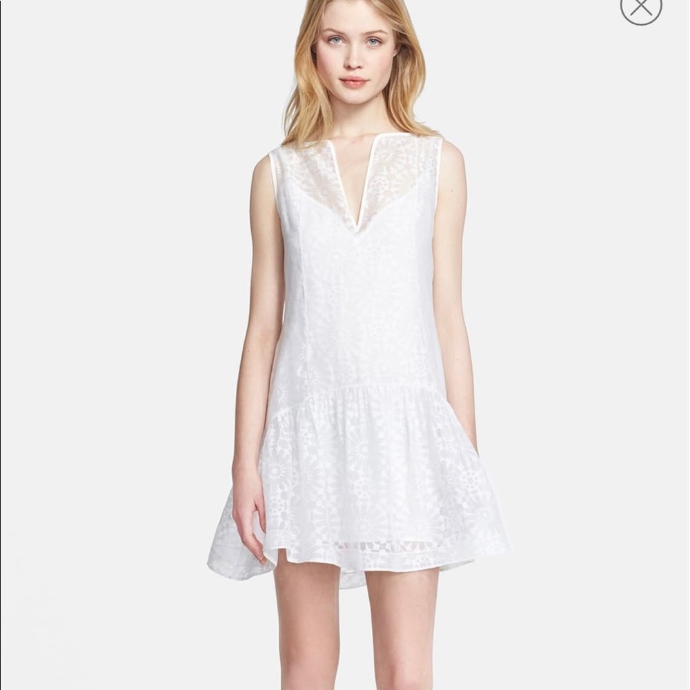 Elizabeth and James emi white dress large